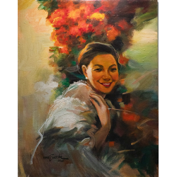 BING SIOCHI-(Lady in the Garden)