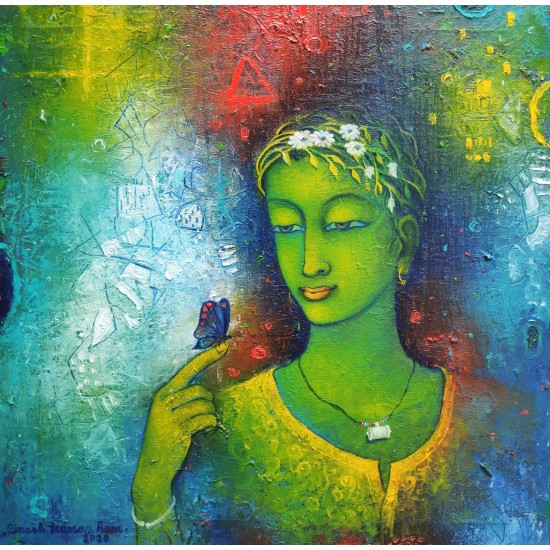 DINESH KUMAR RAM-(Women with butterfly)